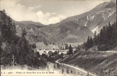 Viaduto de Mont Roc e o Col de Balme — J. J. - 7982
