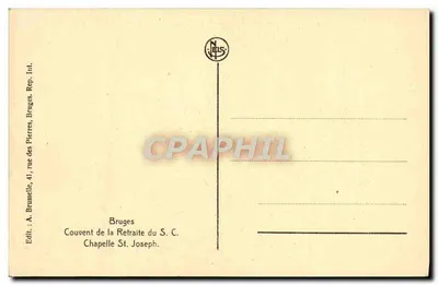 Jesus absolve M. Madeleine — cena religiosa — editor A. Neils, Bruges — Verso