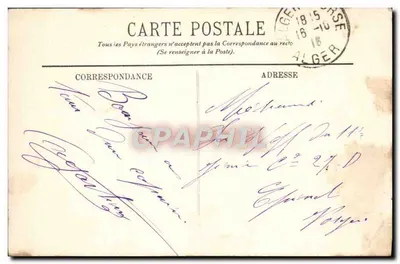 Argel — Vista tirada da Rampe — Vale em direção a Nossa Senhora da África — LL. — Verso