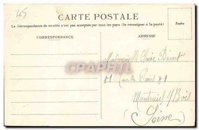 Orléans — Juana de Arco, de Foyatier — Galerías Orléanaises — Reverso