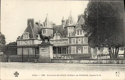 Castelo de Randan — Arredores de Vichy — Allier — N°108 — M.T. I.L.