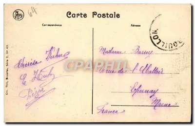 Bouillon — La Semois i Trasy Francji — N. Laus, seria 64 — Rewers