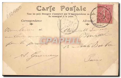 Monaco — De Kathedraal — ND Phot, n° 564 — Achterkant