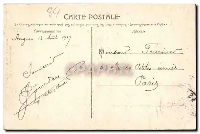 Avignon — Widok ogólny — wydawca nieznany, nr 35 — Rewers