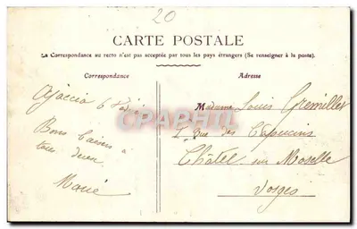 Ilhas Sanguinárias — Arredores de Ajaccio — Éditions Ajaccio — Verso