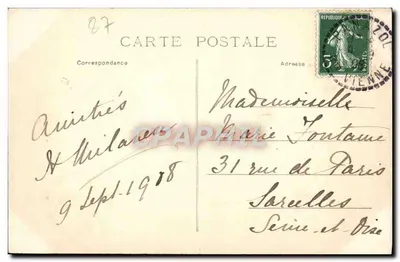 Limoges — Most Rewolucji — M.T. I.L. n°375 — Rewers