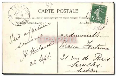 Limoges — L'Abessaille — Édition Nouvelles Galeries, Limoges — Rewers
