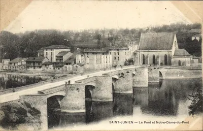 Saint-Junien — O Ponte e Notre-Dame-du-Pont — Au Grand-Réve, Saint-Junien