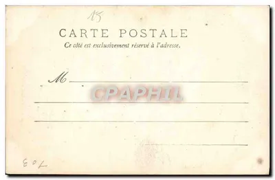 Vic-sur-Cère — Pas de la Cère widziany z drewnianego mostu — Auvernia — Rewers