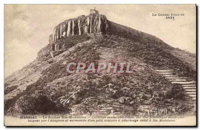 Massiac — O Rocher Ste-Madeleine — La Cantal Illustre 4821