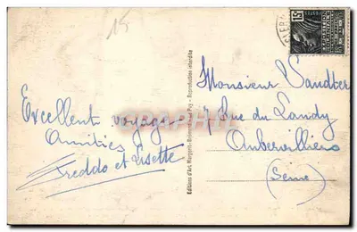 Massiac — O Rocher Ste-Madeleine — La Cantal Illustre 4821 — Verso