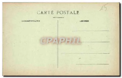 Chaudesaignes — paisaje en el Cirque de Montagnes donde está encerrada la Iglesia de Notre-Dame-de-Pitié — CANTAL - 1917 — Reverso