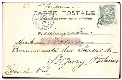 La Bourboule — A Estação Termal — MT. I.L. n°243 — Verso