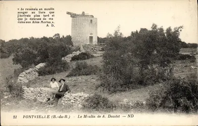 Fontvielle (B.-du-R.) — O Moulin de A. Daudet — ND