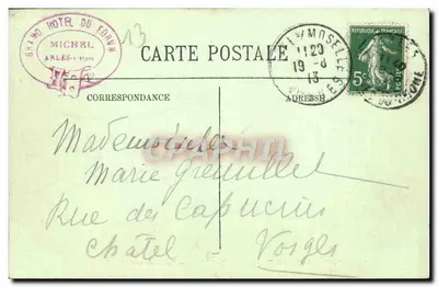 Arles — Katedra św. Trofimego — Klasztor — Forma czterech Galerii, dwie rzymskie z XII i XIII wieku, dwie gotyckie z XIV i XVI wieku — Selecta — Rewers
