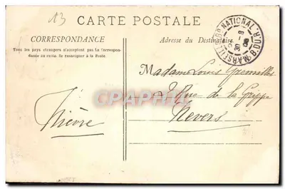 Marseille - N.-D. de la Garde — Fototipie E. Lacour, Marseille, n°13 — Achterkant