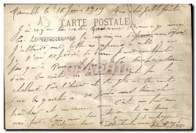 Marseille - Hôtel des Postes - EL. — Verso