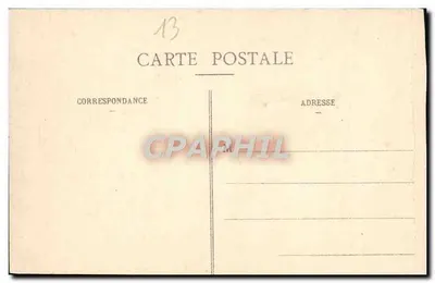 Marseille - Het Palais Longchamp - Uitgever EL. - Supra — Achterkant