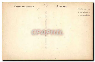 Marseille — La Canebière — animowany widok z tramwajami i pieszymi — LL, n°148 — Rewers