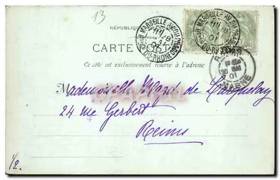 Marseille - Park Borely — Fot. Lacour, n°170 — Rewers