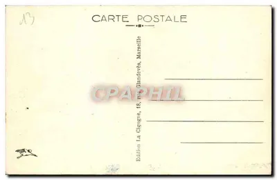 Marseille — Zamek If — Wydawnictwo La Glandevès, n°16 — Rewers