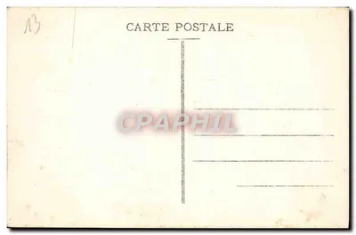 Marseille - Plac Bursztynowy - Bursztyn i Canebière — Cliché firmy Francuskiej Lotniczej — Rewers