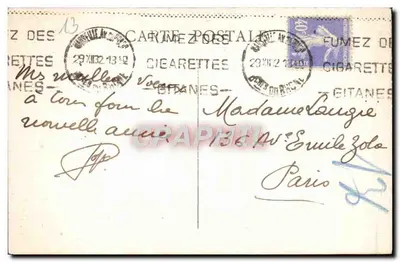 MARSEILLE — Przegrodzisko Portowe i ulica Republica — Procéa — Rewers