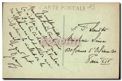 Um forte vento de mistral em Marselha! — Foto Bourre, edição 22, rua Pavillon, Marselha — Verso