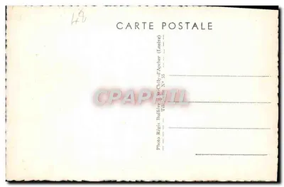 Jezioro Sarrans — Szpital dla Nieuleczalnych w Devête, kierowany przez Franciszkańskie Siostry — Foto Régis Buffle, St-Chély-d'Ayacher, Lozère, N° 55 — Rewers