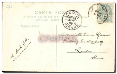 Ruinas de Tranchelion — Campo del Ruchard — Colección V.F. — Reverso