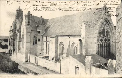 Loudun - Vista geral da Igreja do Martray — Dando-Berry, n° 807