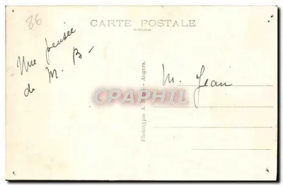 Poitiers — Un joli coin du lac, du parc de Blossac — éditeur Bruid, n° 43 — Achterkant
