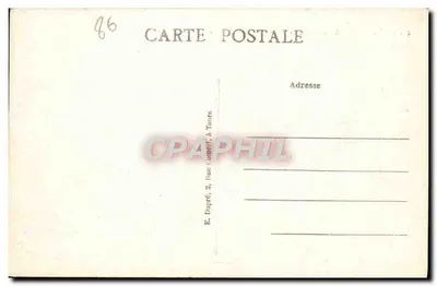 Châtellerault (Vienne) — O Jardim Público e Monumento aos Gloriosos da Revolução Francesa — A.P. — Verso