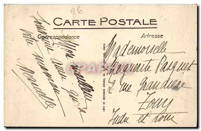 Poitiers - Vallei van de Clain - Uitzicht genomen vanaf de Tuinen van Blossac - BD — Achterkant