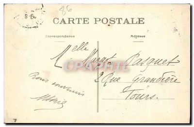 Poitiers — Il Rond-Point e la Grande Allée di Blossac — J.-B. Raymond, foto, Poitiers — Verso