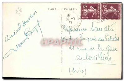 Civray (Vienne) — O Velho Molino dos Idades — Livraria-Fototipia Tercerau — Verso