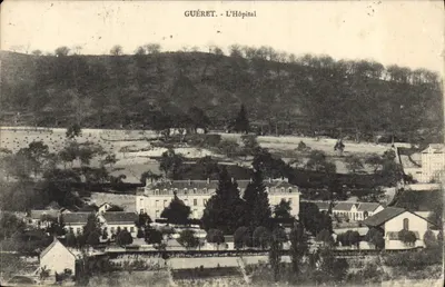Guéret - O Hospital — vista panorâmica — editor Nussa, n°4