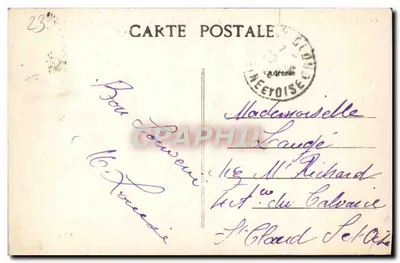 Aubusson — Ogólny widok z wieży hotelowej — La Creuse Pitteresque, n°2826 — Rewers