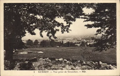 Guéret — Vista tirada de Grancher — ND.