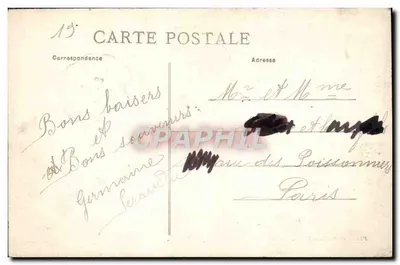 Turenne — Ogólny widok Turenne i Rochery de Linoire — Fototypia Bessot et Gunonie - Brive — Rewers