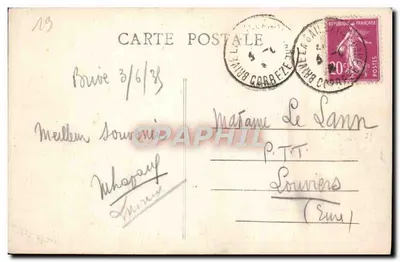 Brive (Corrèze) — Zamek Enval — Wydawca nieznany, nr 11 — Rewers