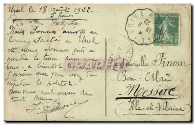 UsseL — Bulwar Duché — La Corrèze Illustrée — Rewers