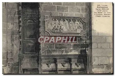 Aubazine — Igreja abbatial do século XII — Editor R. Petit, Brive