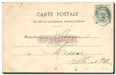 Saut de l'Artaude, vicino a Liginiac — La Corrèze — Edizione Eyboudet, Issel, n°22 — Verso