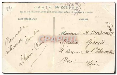 Glandieu - A Cascata — Bernard, fot.-edit., Belley — Verso