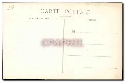 La Chapelle-Faucher, bij Brantôme - Kasteel van de 15e eeuw — foto van J. Lacrosa — Achterkant
