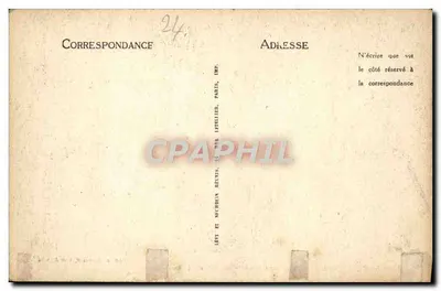 LES EYZIES (Dordogne) — Renne gravado na Gruta da Mouthe — Edit. E. Mercier, Les Eyzies — Verso