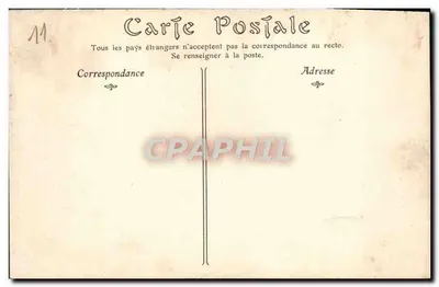 Cidade de CARCASSONNE. Torre da Justiça — editor desconhecido, n° 13 — Verso