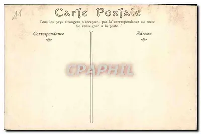 Stad CARCASSONNE — De Visigootse en Inquisitie-torens — Onbekende uitgever, n° 12 — Achterkant