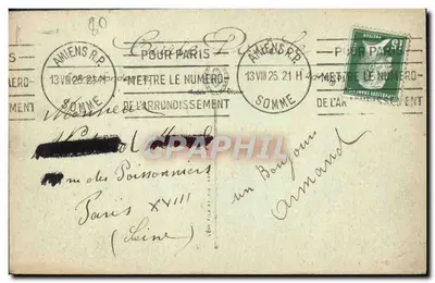 Amiens — Plac Gambetta — L.L. nr 254 — Rewers